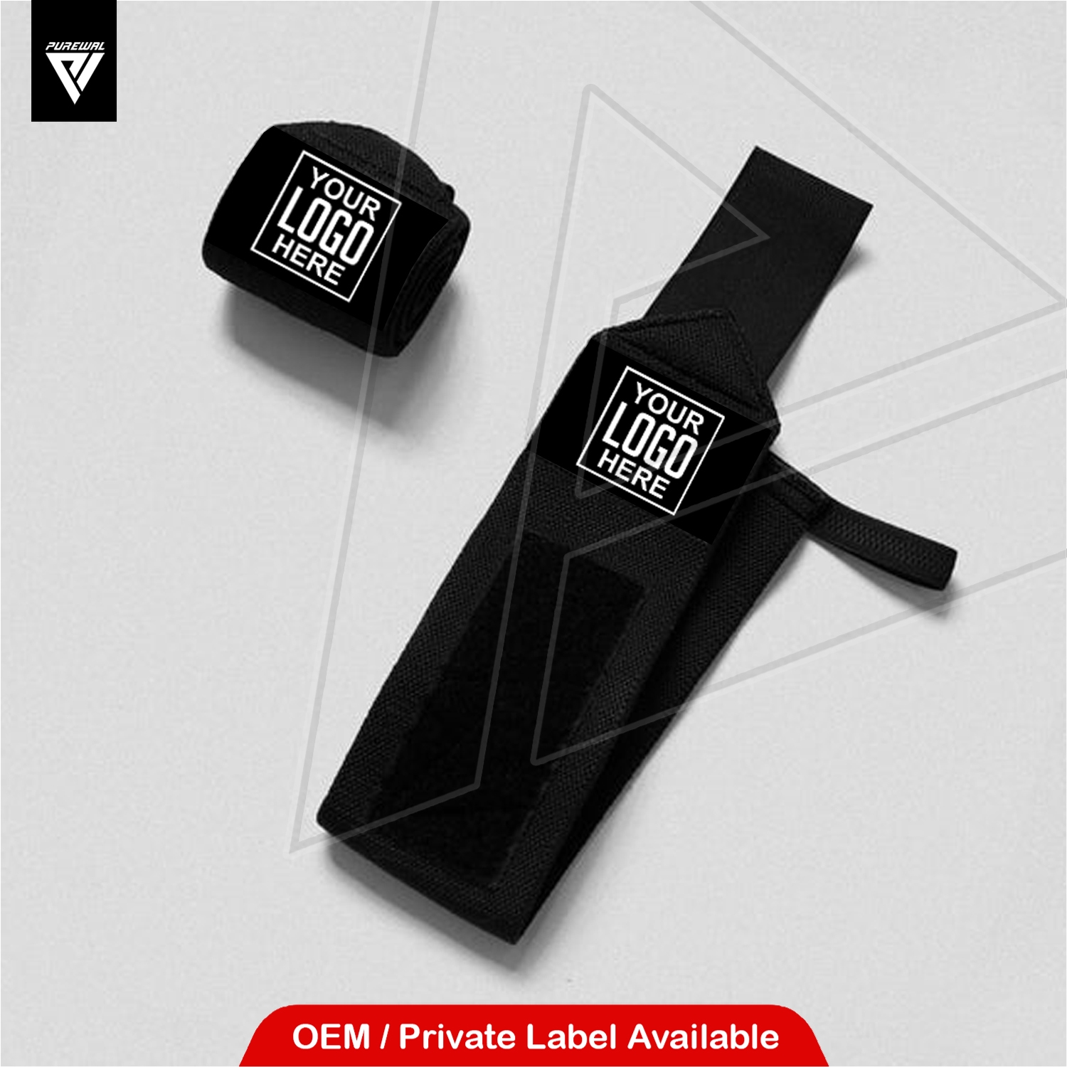 Weightlifting Wrist Wraps - Black