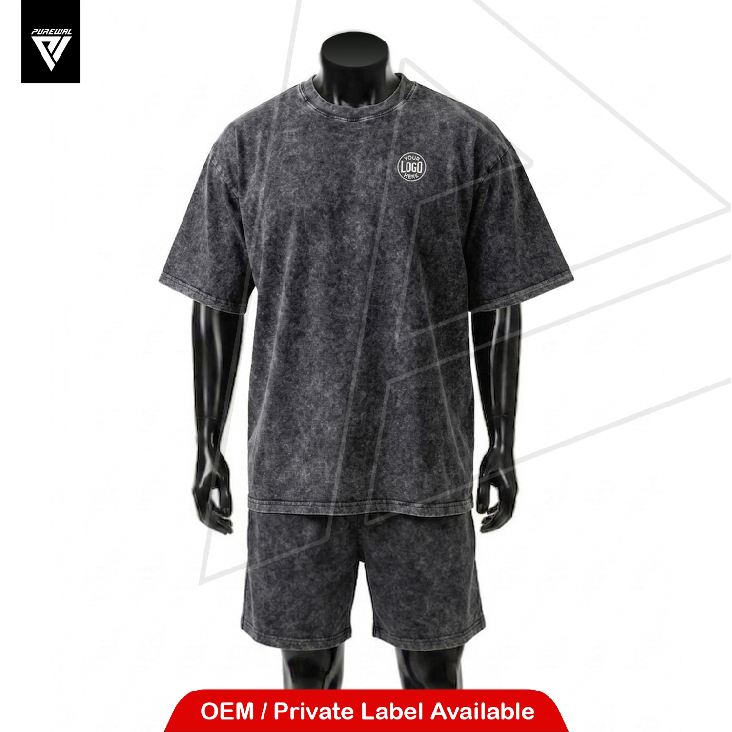 Oversized Pump Cover T-Shirt - Vintage