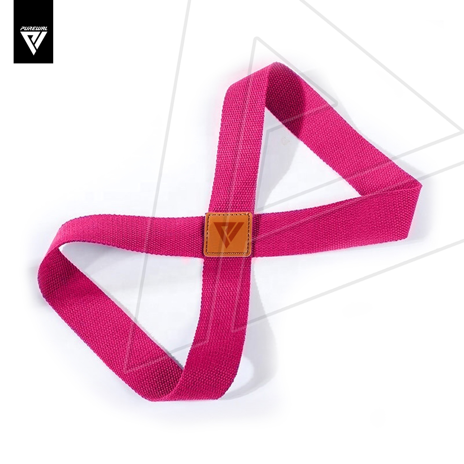 Yoga Strap - Pink  | 8 Shaped 