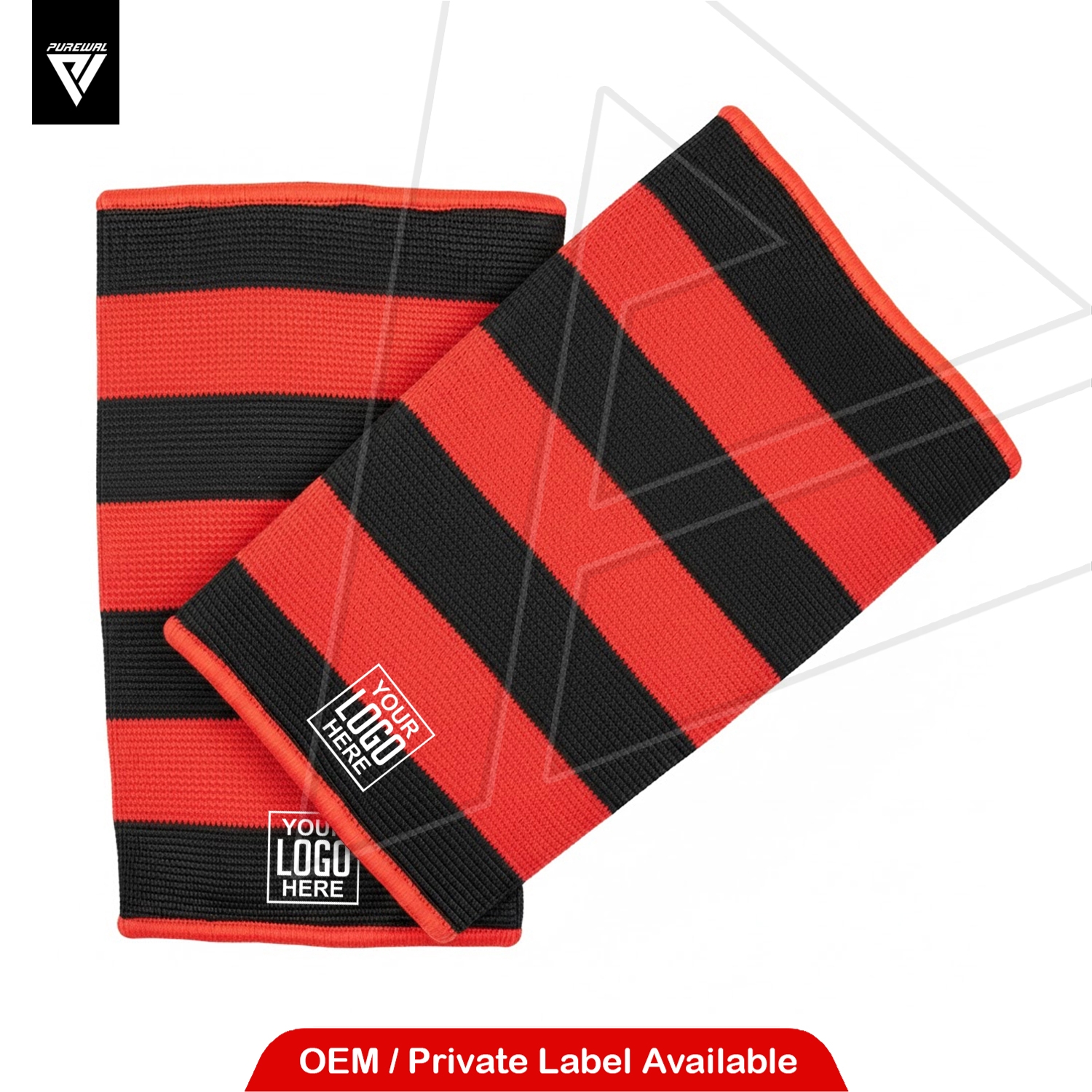 Weightlifting Dual Ply Elbow Sleeves - Stripes